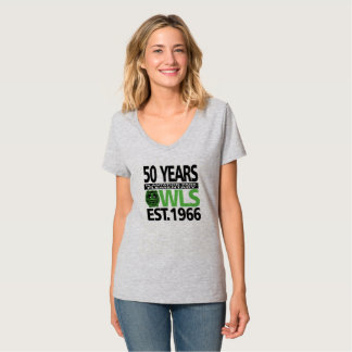 Camiseta Parque da plantação 50 anos de senhoras V -