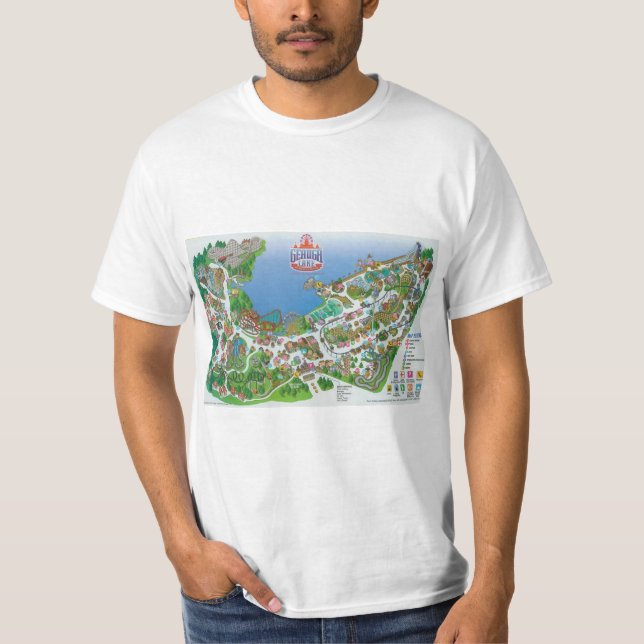Camiseta Parque de Amusement do Lago Geauga! Lembre-se dos  (Frente)