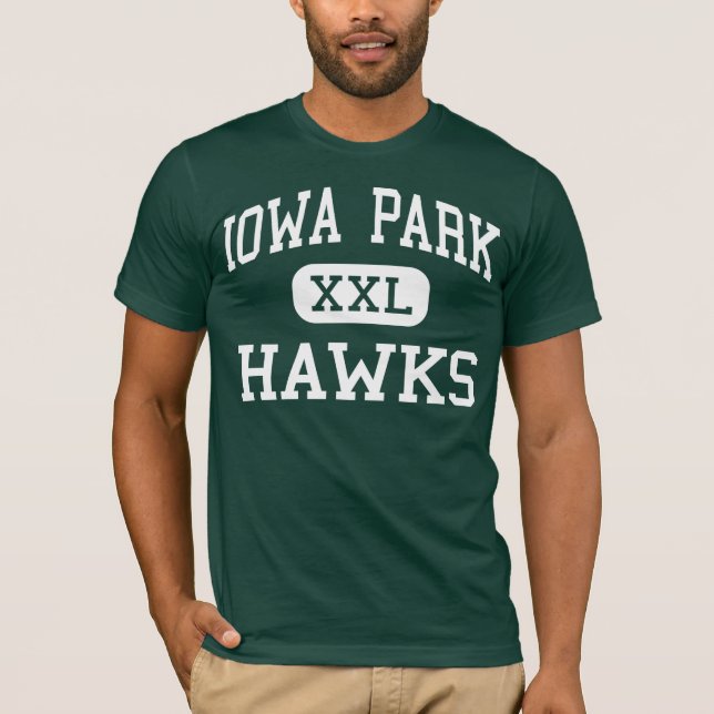 Camiseta Parque de Iowa - falcões - segundo grau - parque (Frente)