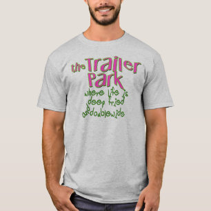 Camiseta Parque de Reboque Duplo Longo e Profundo Fried