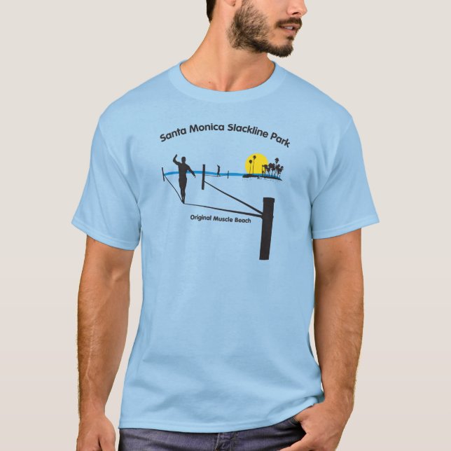 Camiseta Parque de Santa Monica Slackline (Frente)