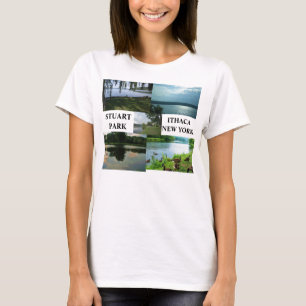 Camiseta PARQUE de STUART, T de ITHACA, NEW YORK