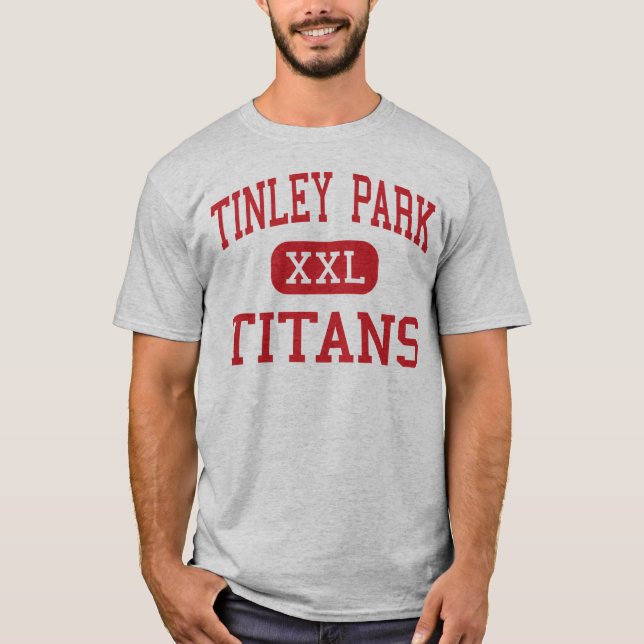 Camiseta Parque de Tinley - titã - alto - parque Illinois (Frente)