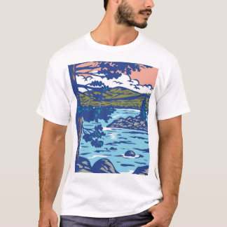 Camiseta Parque Estadual da Baía de Arte WPA, Emerald, no L