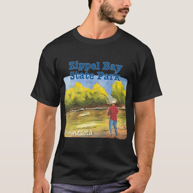 Camiseta Parque Estadual da Baía de Zippel, Minnesota (Frente)