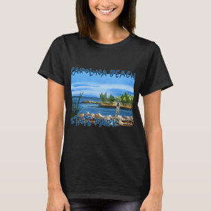 Camiseta Parque Estadual da Carolina Beach, Carolina do Nor