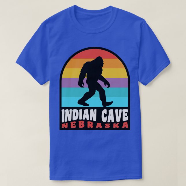 Camiseta Parque Estadual da Caverna Indiana - Crachá Urso d (Frente do Design)