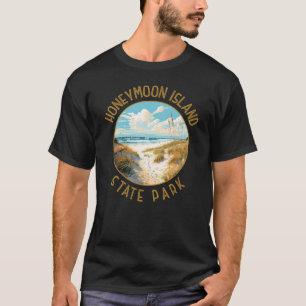 Camiseta Parque Estadual da Ilha de Honeymoon - Retro Dista