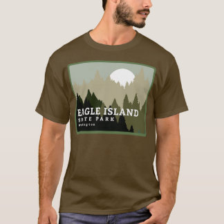 Camiseta Parque Estadual da Ilha Eagle Árvores de Washingto