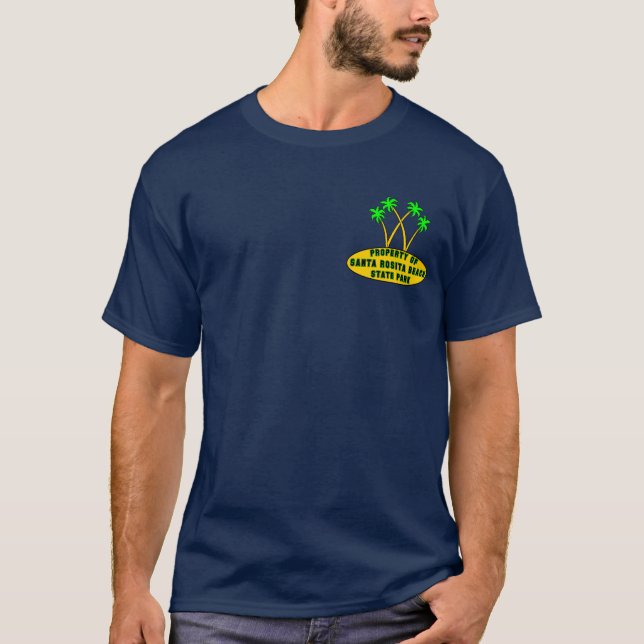 Camiseta Parque estadual da praia de Rosita do papai noel (Frente)