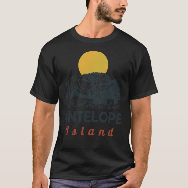 Camiseta Parque Estadual de Antelope - Utah Hiking e Campi (Frente)