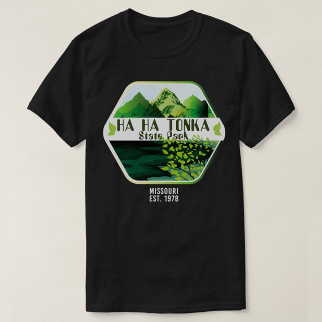 Camiseta Parque Estadual de Ha Ha Tonka (Frente do Design)
