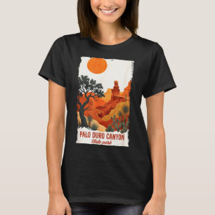 Camiseta parque estadual do canyon palo duro paisagem do de