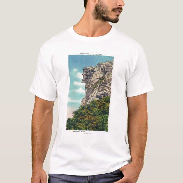 Camiseta Parque estadual do entalhe de Franconia (Frente)