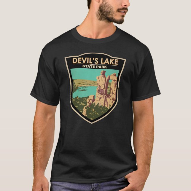 Camiseta Parque Estadual do Lago do Diabo, em Wisconsin Dev (Frente)