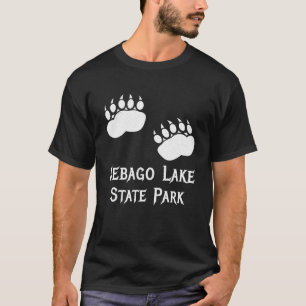Camiseta Parque Estadual do Lago Sebago, Maine Bear Paw Cig