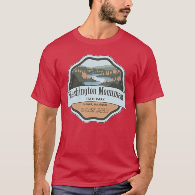Camiseta Parque Estadual do Monumento de Washington Frederi (Frente)
