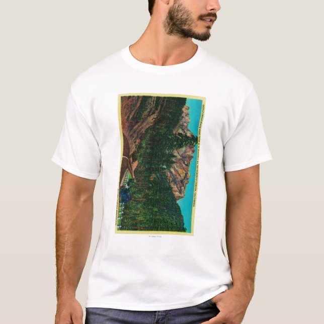 Camiseta Parque estadual dos Crags do castelo de E.U. 99 (Frente)