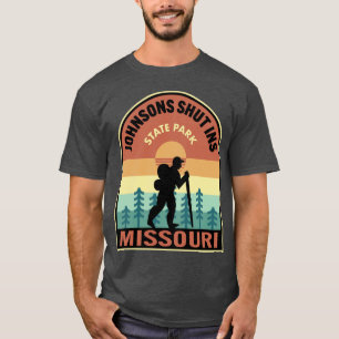 Camiseta Parque Estadual Johnsons Shut Ins Missouri Retro H