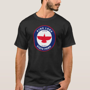 Camiseta Parque Estadual Pine Lake Iowa Ia Águia Lembrança