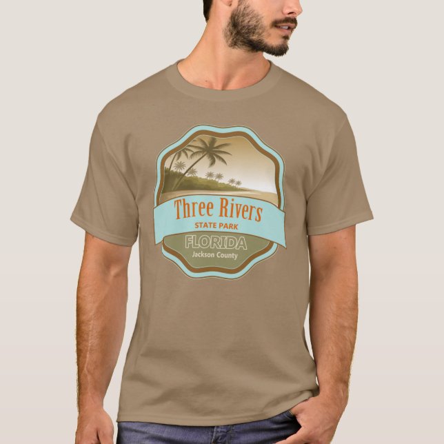 Camiseta Parque Estadual Three Rivers Condado de Jackson Fl (Frente)