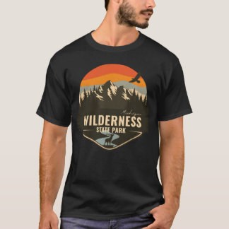 Camiseta Parque Estadual Wilderness Michigan MI Camping Ret