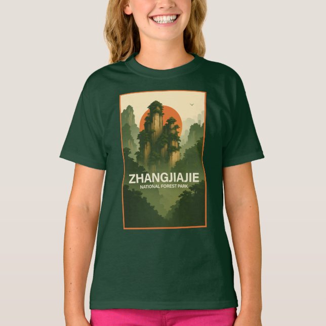 Camiseta Parque Florestal Nacional Zhangjiajie (Frente)