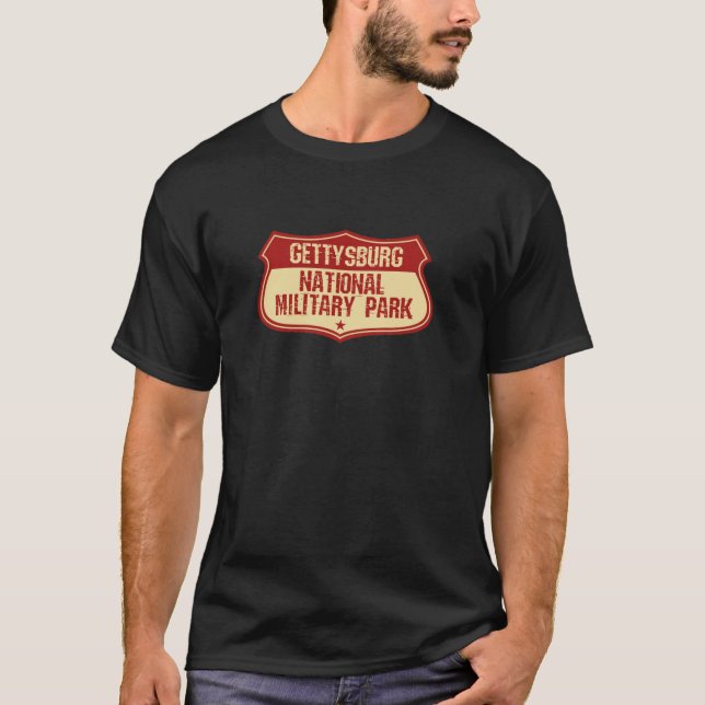 Camiseta Parque Histórico Nacional GETTYSBURG Longa Sleeve  (Frente)