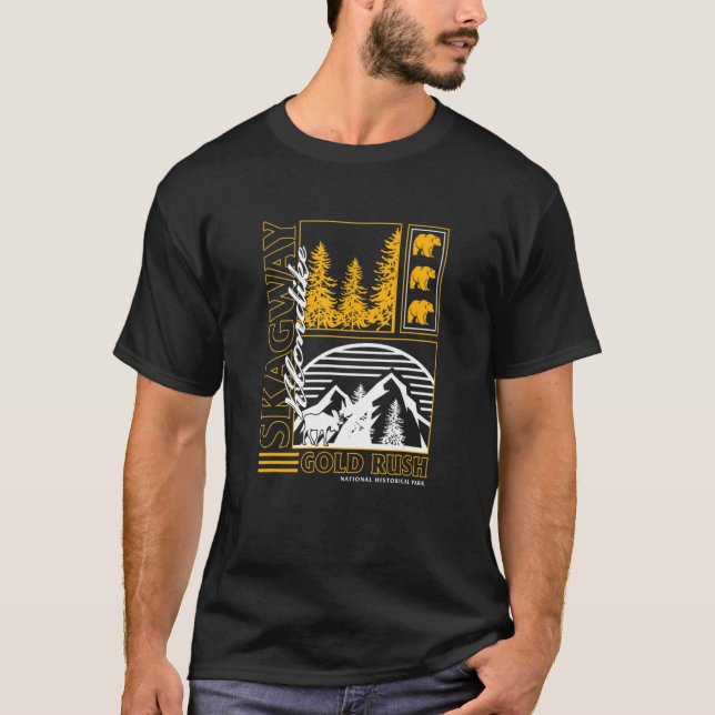 Camiseta Parque Histórico Nacional Skagway Klondike Alaska  (Frente)