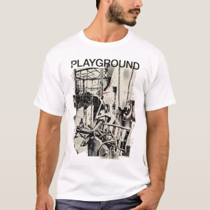 Camiseta Parque Infantil Morto Gráfico Urbano Abandonado