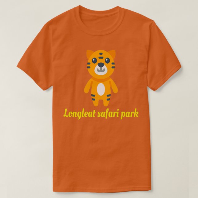 Camiseta parque longleat safari (Frente do Design)