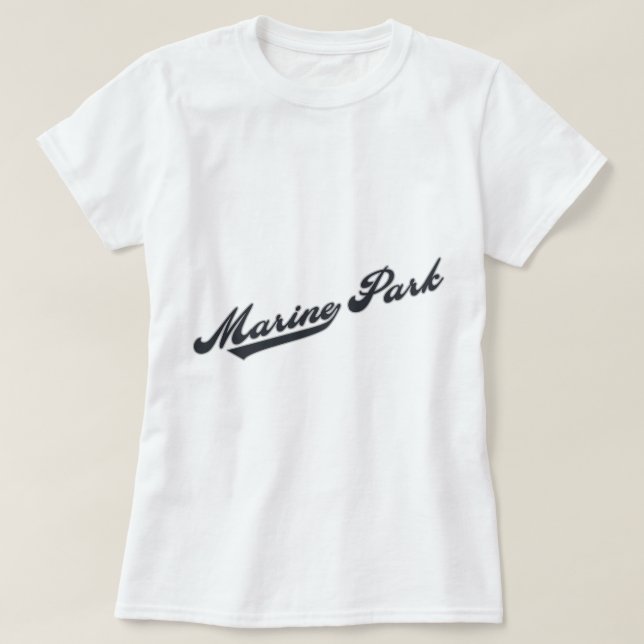 Camiseta Parque marinho (Frente do Design)