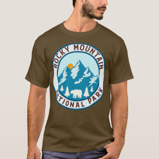 Camiseta Parque nacional 20 das montanhas Rocky