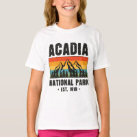 Parque Nacional Acadia, Maine Retro Vintage
