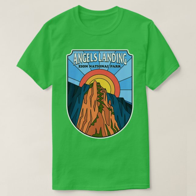 Camiseta Parque Nacional Angels Langing Zion (Frente do Design)