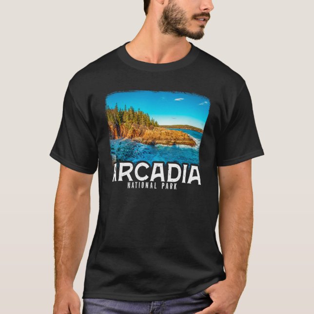 Camiseta Parque Nacional Arcadia, Arcadia (Frente)