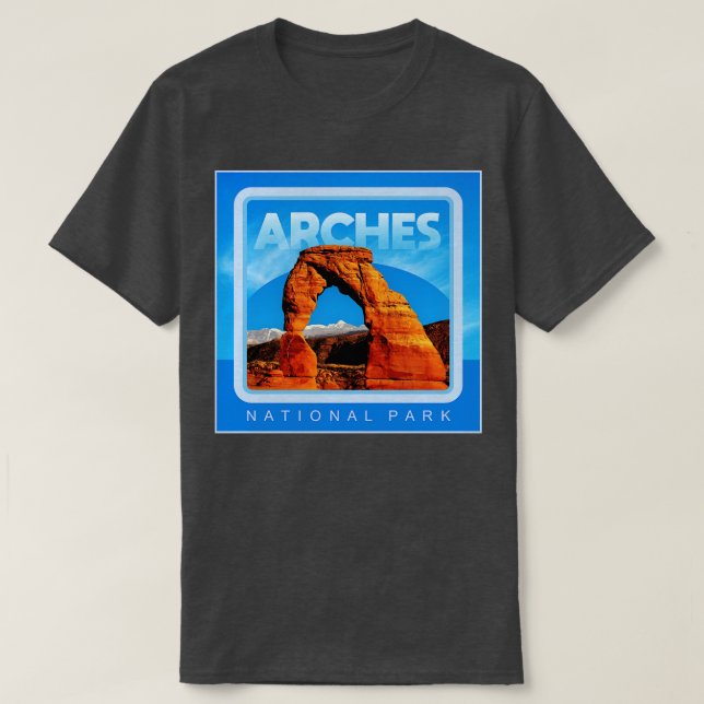 Camiseta Parque Nacional Arches (Frente do Design)