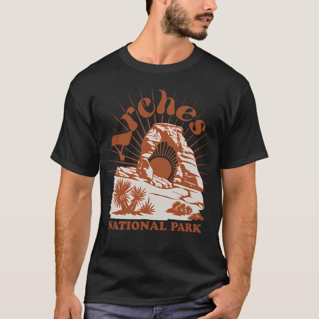 Camiseta Parque Nacional Arches Delicado (Frente)