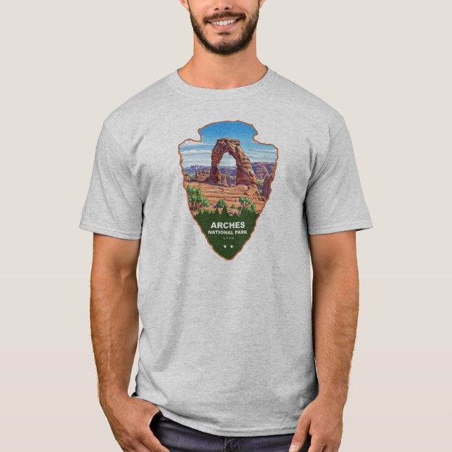 Camiseta Parque Nacional Arches Utah Arrowhead (Frente)