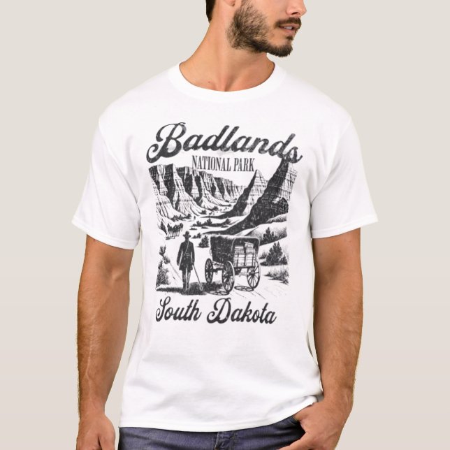 Camiseta Parque Nacional Badlands (Frente)
