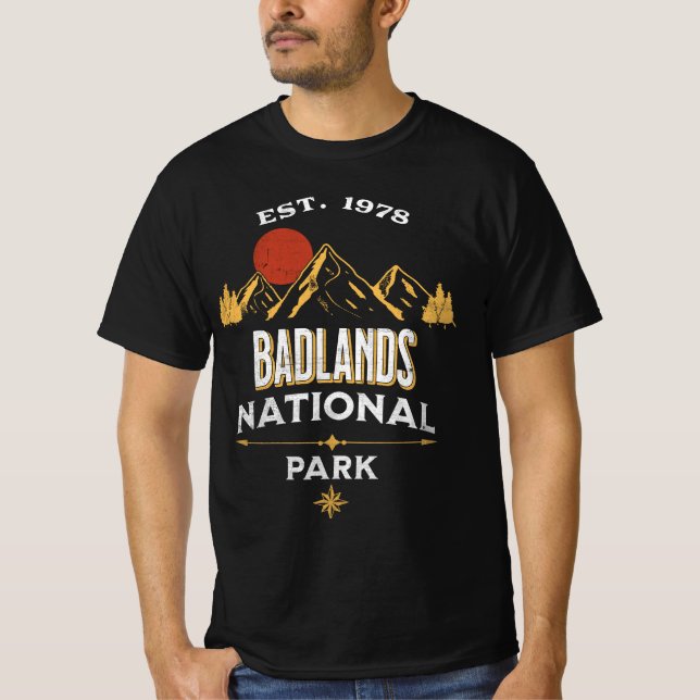 Camiseta Parque Nacional Badlands (Frente)