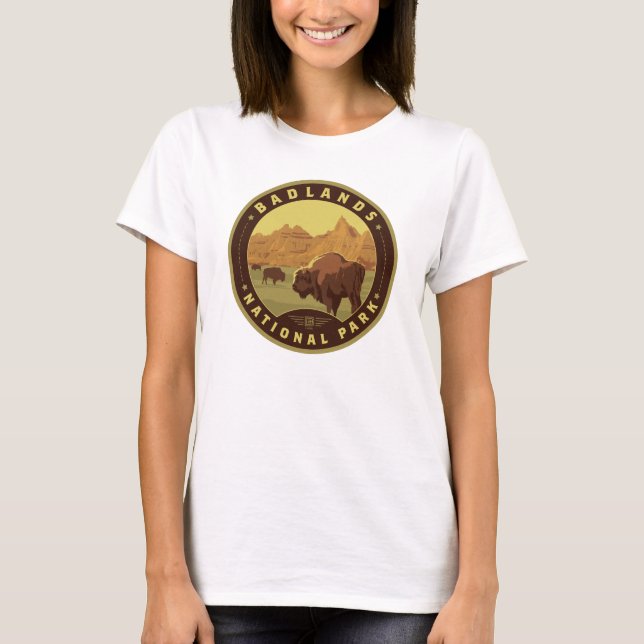 Camiseta Parque Nacional Badlands (Frente)