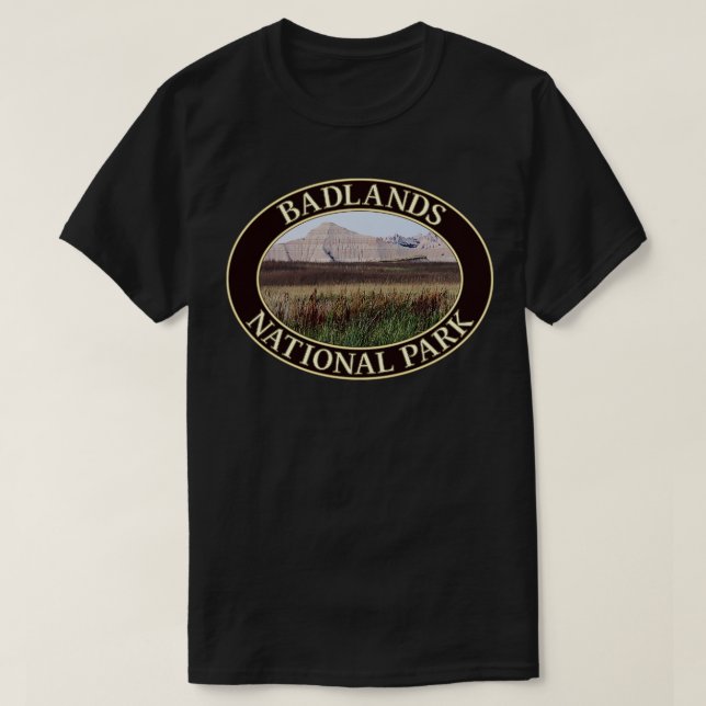Camiseta Parque Nacional Badlands na Dakota do Sul 1 (Frente do Design)