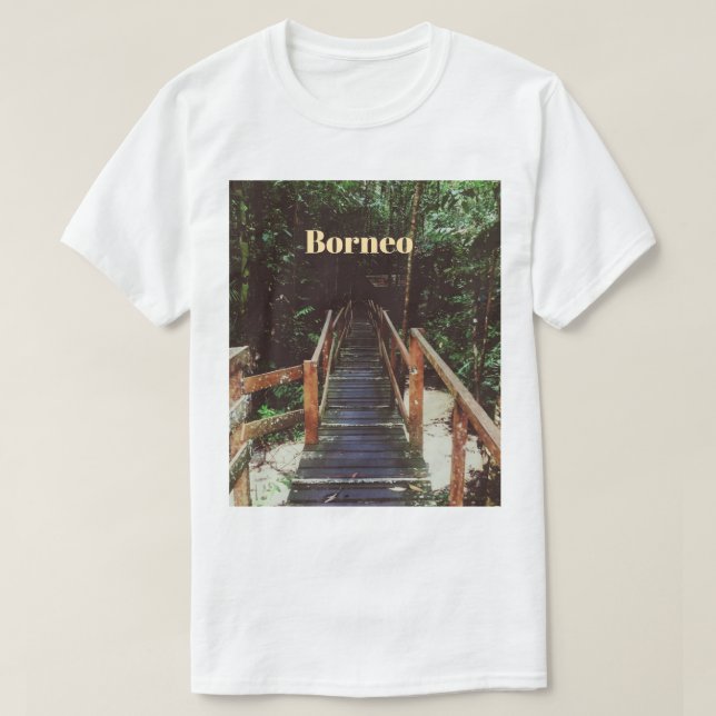Camiseta Parque Nacional Bako - Bornéu (Frente do Design)