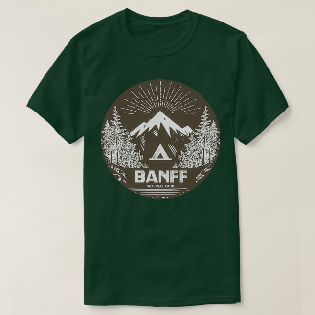 Camiseta Parque Nacional Banff 64 (Frente do Design)