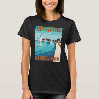Camiseta Parque Nacional Biscayne Miami Poster Design