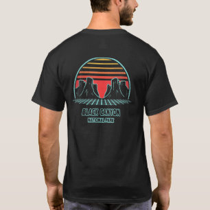 Camiseta Parque Nacional Black Canyon Of The Gunnison Retro