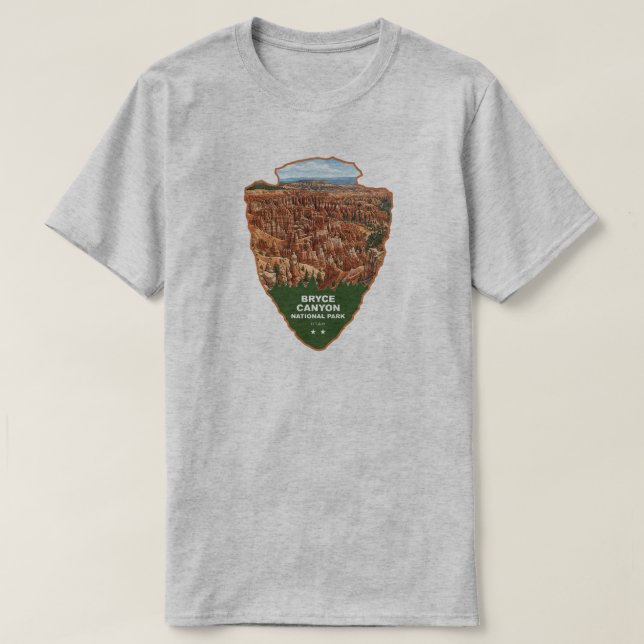 Camiseta Parque Nacional Bryce Canyon Arrowhead (Frente do Design)