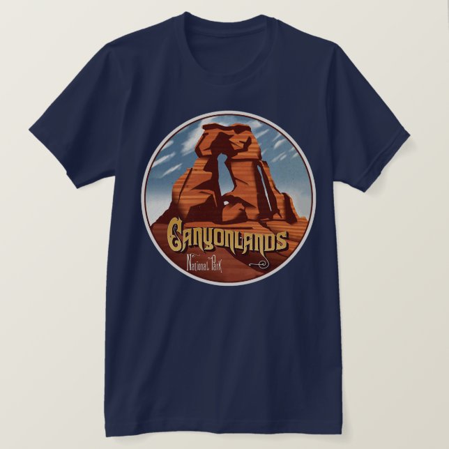 Camiseta Parque Nacional Canyonlands (Frente do Design)