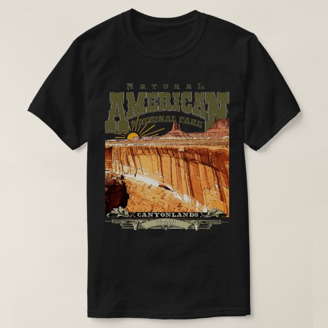 Camiseta Parque Nacional Canyonlands Utah (Frente do Design)